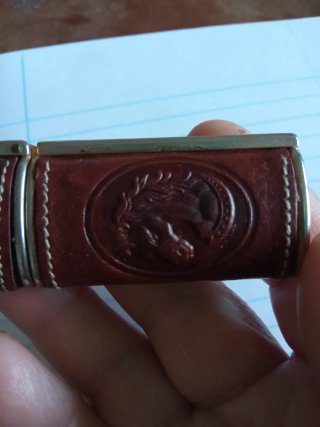 Funda Vintage de Piel para Mechero - caballo