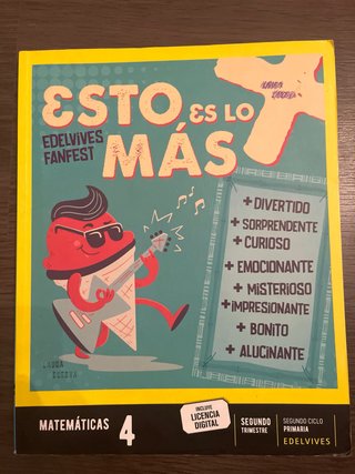 Libros matemáticas 4 de primaria 1 2 y 3 trimestre