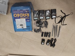 Pack 4 Walkie Talkie Baofeng UV-5R