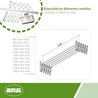 - Amig tendedero extensible aluminio [KHKM]