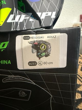 Casco UFO Plast Negro Talla XL