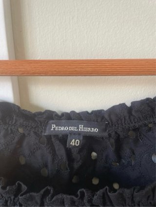 Vestido Pedro del Hierro Negro Talla L