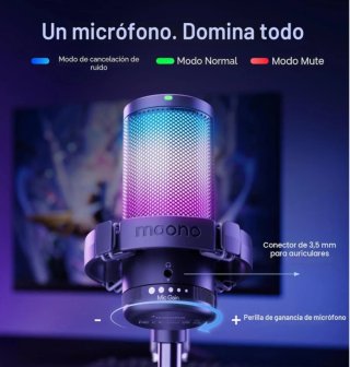 Micrófono Gaming Maono DGM20 RGB
