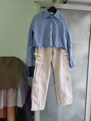 Conjunto Stradivarius Blusa y Pantalón Talla S