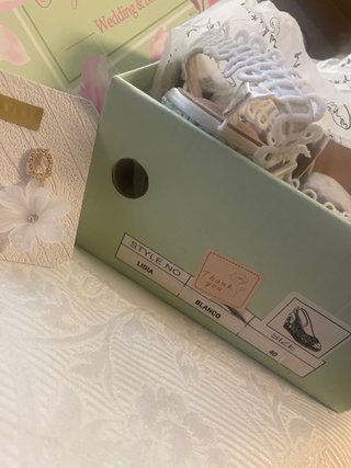Novias ibicenca cuñas 40 blancas encaje Pendientes