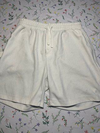 Conjunto Zara Blanco Camiseta y Pantalón Corto