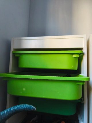 Dos muebles de almacenaje Infantil Ikea Trofast
