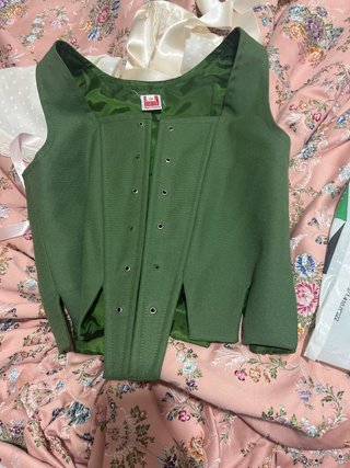 Corpiño Fallera Talla 10 Verde