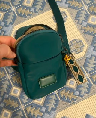 Bolsos bandolera beige y verde