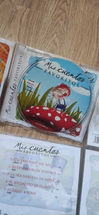 Lote 7 CDs Cuentos Infantiles Narrados