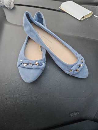Manoletinas Sfera Azul Talla 36