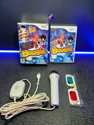 Wii Boogie Karaoke + Micrófono y Gafas 3D