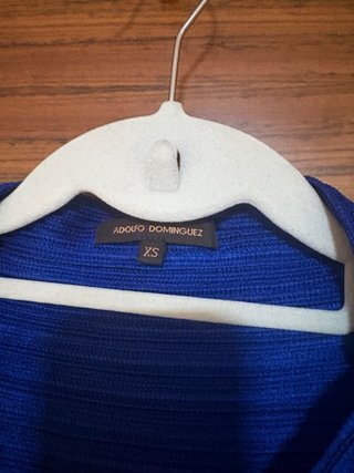 Jersey Adolfo Dominguez Azul Talla M