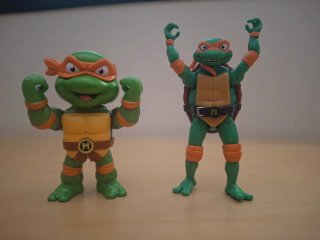 Figuras Tortugas Ninja Michelangelo Metalfigs Jada