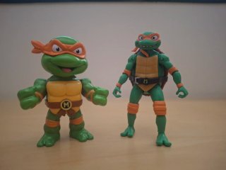Figuras Tortugas Ninja Michelangelo Metalfigs Jada