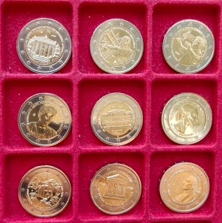 2 euro x9 Grecia