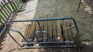 Estructura cama metálica exterior
