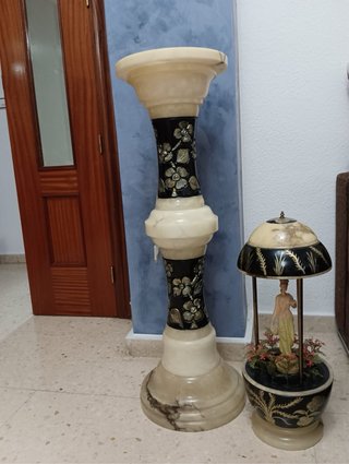Fuente Decorativa Mármol y Piedra, con luces led.