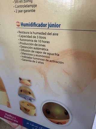Humidificador Infantil Lanaform Steamy Junior 3L