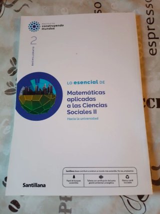 Matemáticas aplicadas a las Ciencias Sociales II