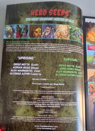 Hero Seeds cómic