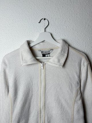Columbia  Women’s  White Quarter Zip Polar Size XL