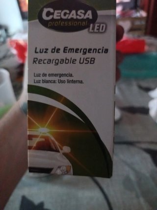 Baliza de Emergencia Recargable USB Homologada