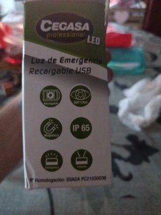 Baliza de Emergencia Recargable USB Homologada
