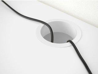 Escritório branco 105x50 cm