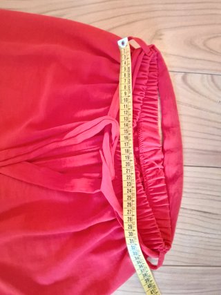 Pantalón ancho rojo