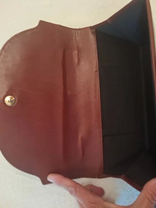 Bolso Pierre Cardin Marrón Cadena Dorada Vintage