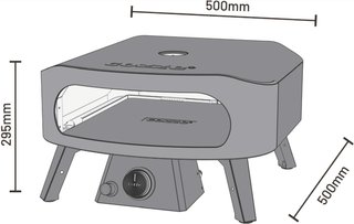Cozze Forno per pizza 13" a GAS | Pietra inclusa