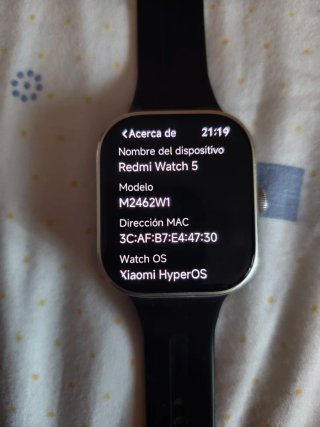 Xiaomi Redmi Watch 5 Negro/Plateado