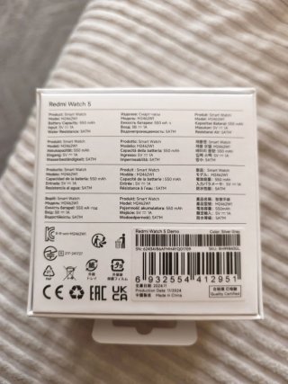 Xiaomi Redmi Watch 5 Negro/Plateado
