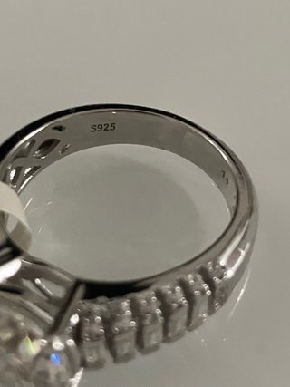 Anillo Diamante 5ct Plata 925m