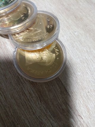 5 Krugerrands de Oro Replica coleccionista
