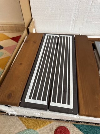 Cocinita de madera para exterior