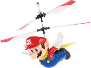 Carrera helicóptero figura voladora Mario