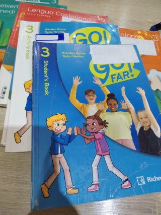 Lote de 6 libros del 3ro de Primaria