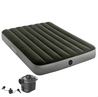 Intex colchón hinchable camping con hinchador