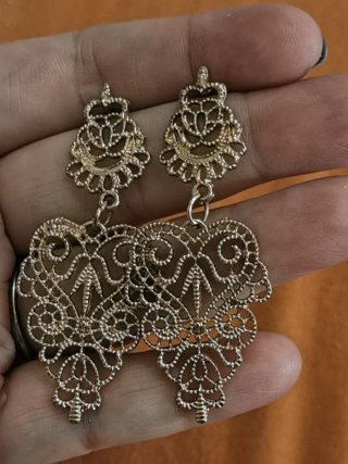 Pendientes Vintage Largos Dorados