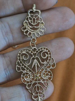 Pendientes Vintage Largos Dorados