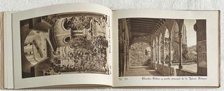 Años 40 Montserrat folleto y emblema, catalanismo