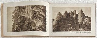 Años 40 Montserrat folleto y emblema, catalanismo