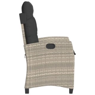 Sillón de jardín de ratán con cojines incluidos