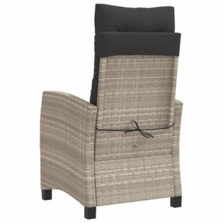 Sillón de jardín de ratán con cojines incluidos