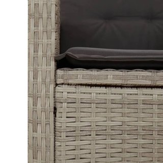 Sillón de jardín de ratán con cojines incluidos