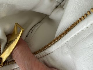 Bolsa Bottega Veneta Jodie Puffer Blanca
