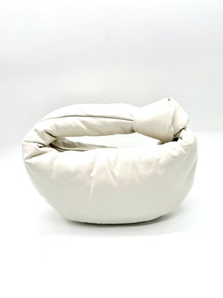 Bolsa Bottega Veneta Jodie Puffer Blanca