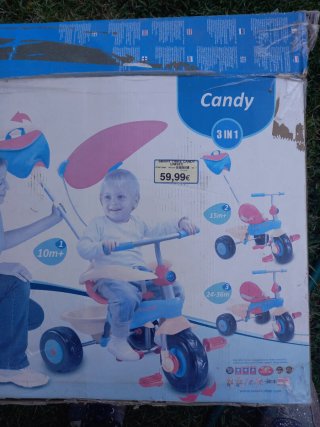 Triciclo Smart Trike Candy 3 en 1